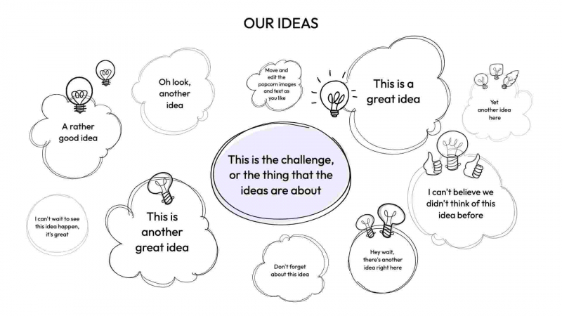 Popcorn Ideas Board
